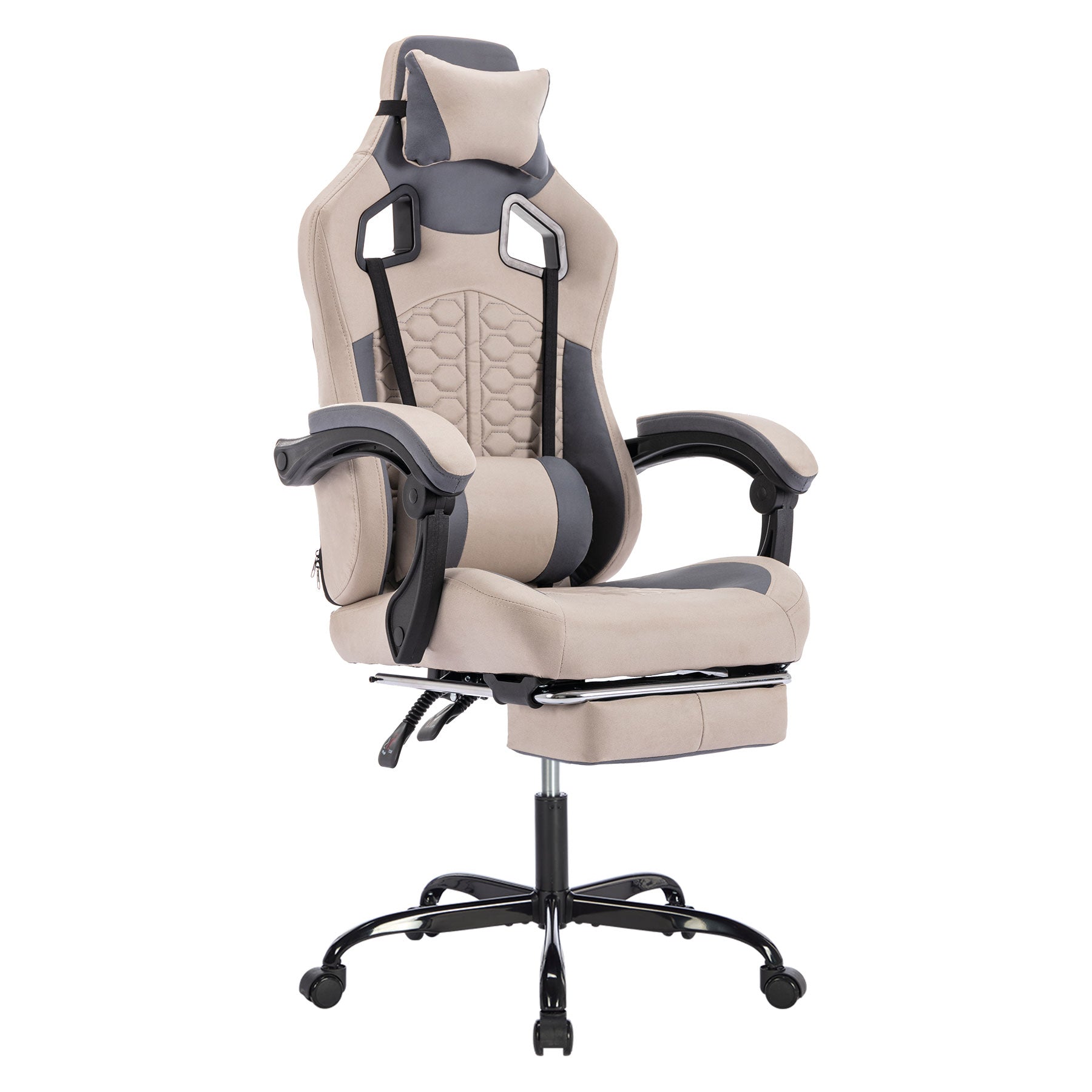 chaise Gaming "Titan Grey" – Confort Ergonomique