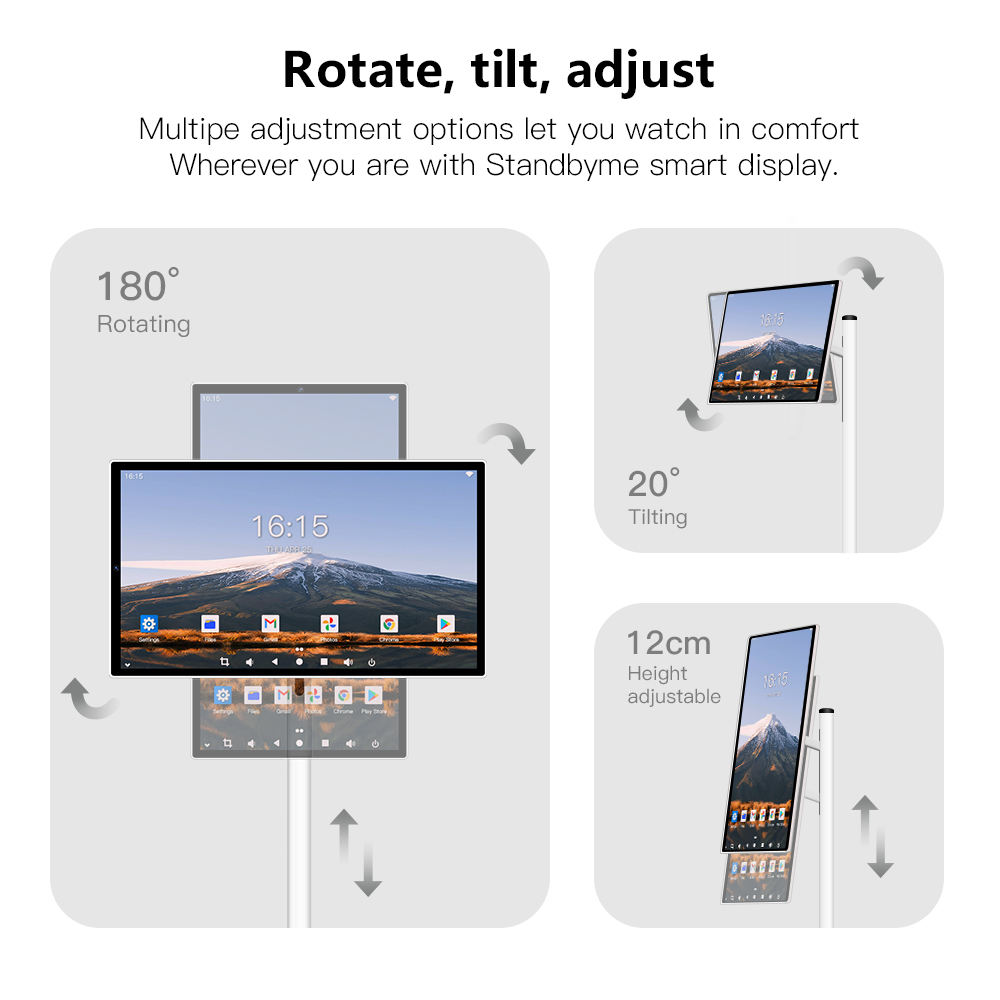 24” Smart Portable Touchscreen TV