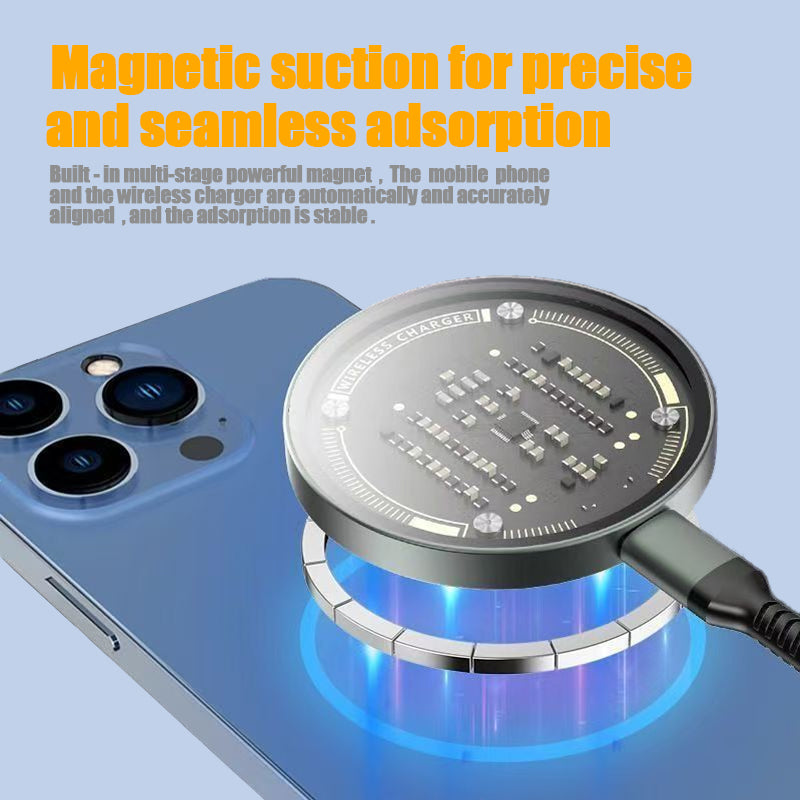 Chargeur Magnétique Sans Fil 15W Ultra-Rapide